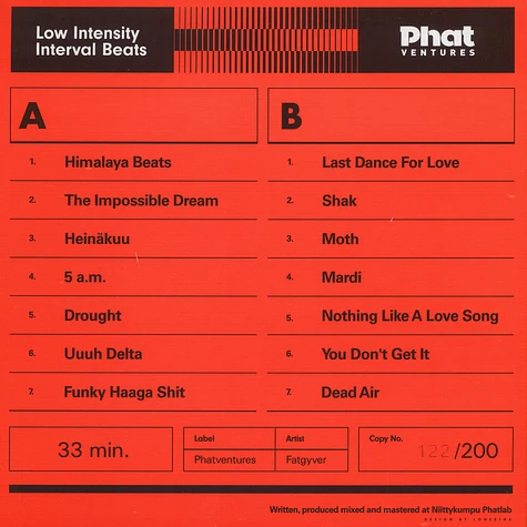 FatGyver - Low Intensity Interval Beats