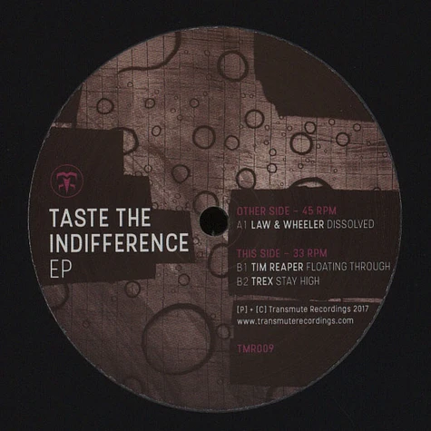 Law & Wheeler / Tim Reaper / Trex - Taste The Indifference EP