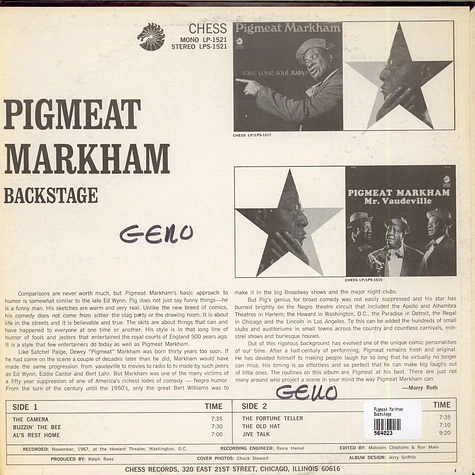 Pigmeat Markham - Backstage