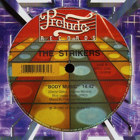Strikers - Inch By Inch / Body Music