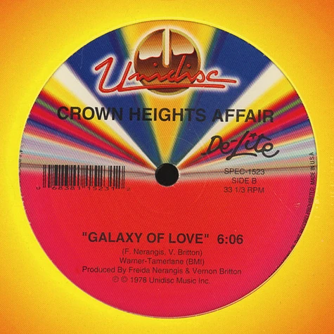 Crown Heights Affair - You Gave Me Love / Galaxy Of Love