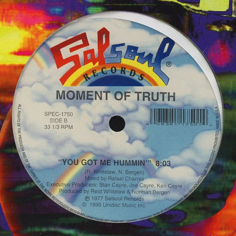Moment Of Truth - Helplessly / You Got Me Hummin