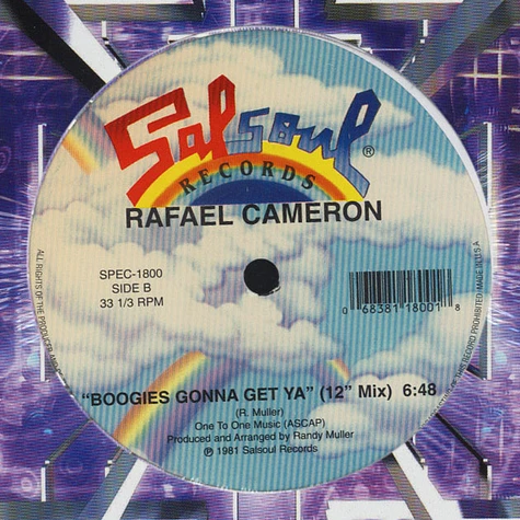 Rafael Cameron - All Thats Good / Boogies Gonna Get Ya