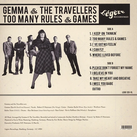 Gemma Ray & The Travellers - Too Many Rules & Games