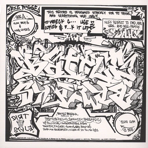 DJ Qbert - Battle Breaks - Dirtstyle 25th Anniversary Colored Vinyl Edition