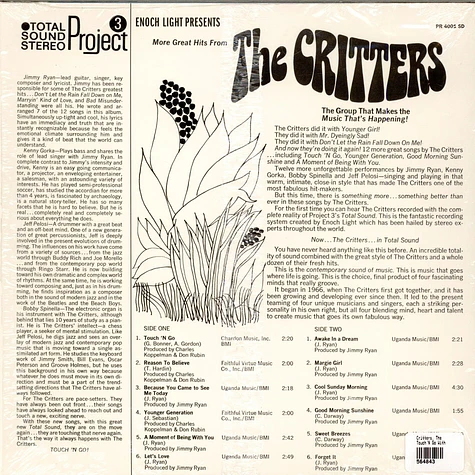 The Critters - Touch'N Go With
