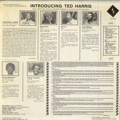 Ted Harris - Introducing Ted Harris
