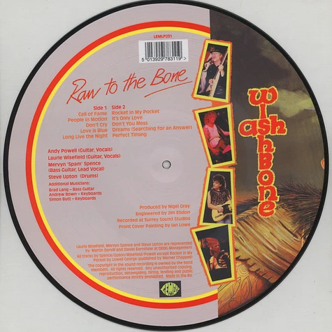 Wishbone Ash - Raw To The Bone Picture Disc Edition