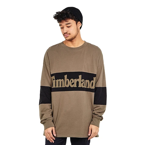 Timberland - LS Oversized Tee Linear Logo