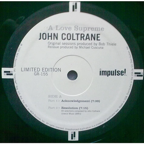 John Coltrane - A Love Supreme