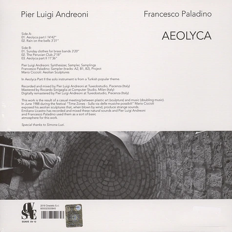 Pier Luigi Andreoni / Francesco Paladino - Aeolyca