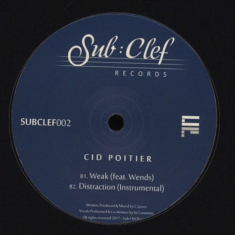 Cid Poitier - Distraction / Weak Feat. Wends