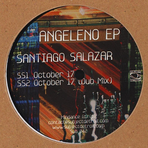Esteban Adame / Santiago Salazar - Angeleno EP