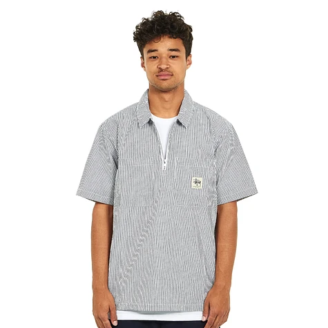 Stüssy - Half Zip Seersucker Shirt