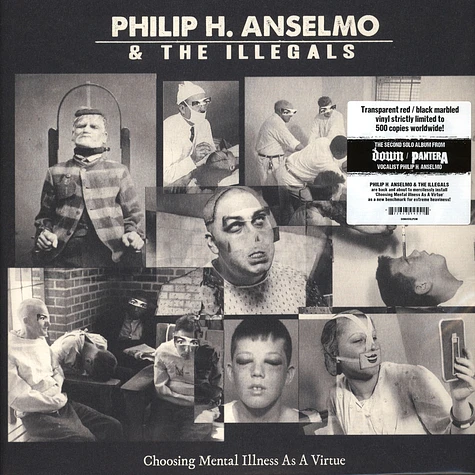 Philip H. Anselmo & The Illegals - Choosing Mental Illness As A Virtue Red / Black Marble Vinyl Edition
