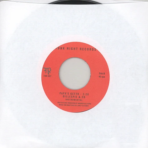 Gillespie & Co. - Funky Getto featuring Raphaelia / Papa’s Getto