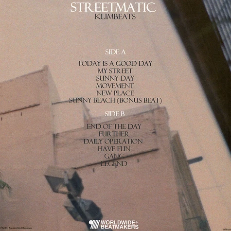 KLIM beats - Streetmatic Clear Vinyl Edition