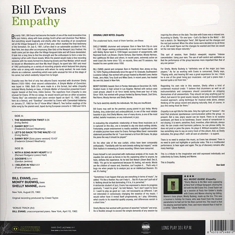 Bill Evans - Empathy