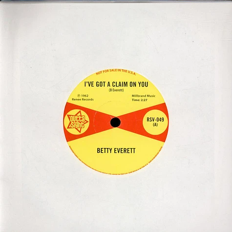 Betty Everett / Juanita Nixon - I've Got A Claim On You / Stop Knockin'