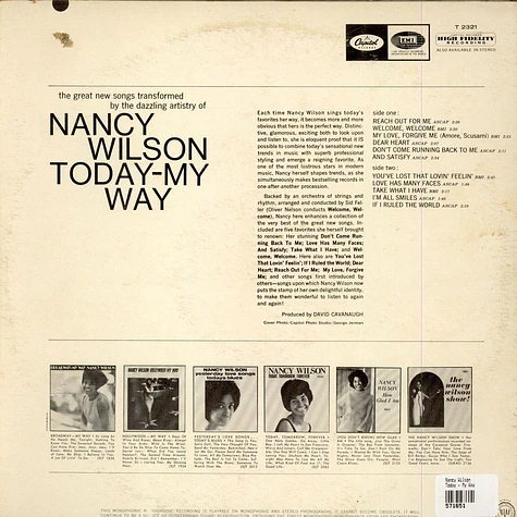 Nancy Wilson - Today - My Way