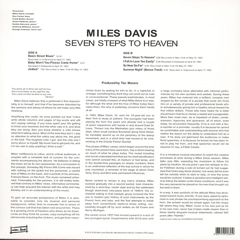 Miles Davis - Seven Steps To Heaven