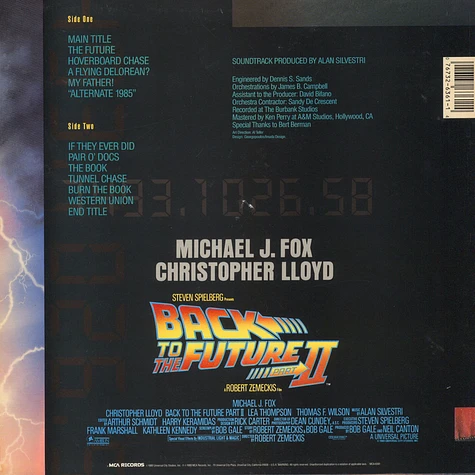 Alan Silvestri - Back To The Future II - Music From The Motion Picture Soundtrack