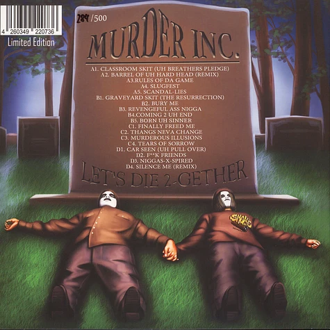 Murder Inc. - Let's Die 2-Gether Black Vinyl Edition