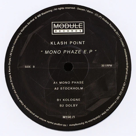 Klash Point - Mono Phase EP