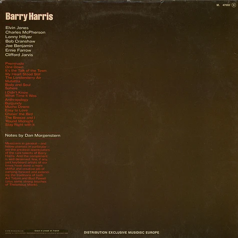 Barry Harris - Stay Right With It