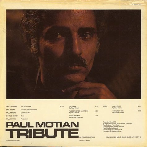 Paul Motian - Tribute