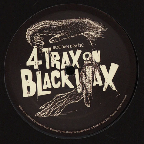 Bogdan Drazic - Four Trax On Black Wax