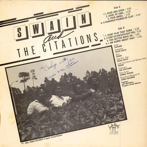 Swain And The Citations - Over & Over