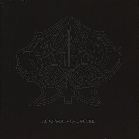 Abruptum - Evil Genius Silver / Black Marble Vinyl Edition