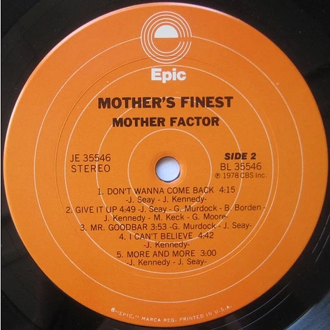 Mother's Finest - Mother Factor