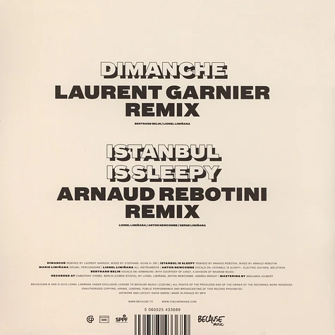 The Liminanas - RSD 2018 Laurent Garnier & Rebotini Remixes
