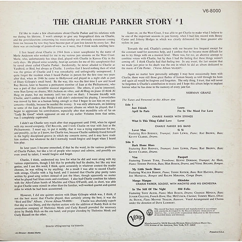 Charlie Parker - The Charlie Parker Story #1