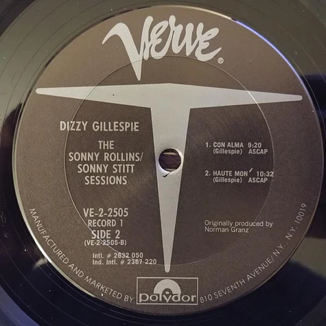 Dizzy Gillespie - The Sonny Rollins/Sonny Stitt Sessions