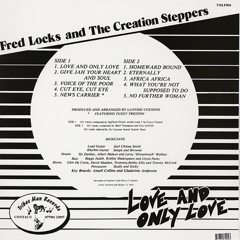 Fred Locks & The Creation Steppers - Love And Only Love