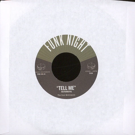 Rickey Calloway & The Soul Motivators - Tell Me / Instrumental