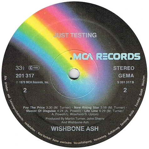 Wishbone Ash - Just Testing