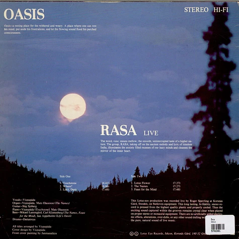 Rasa - Oasis