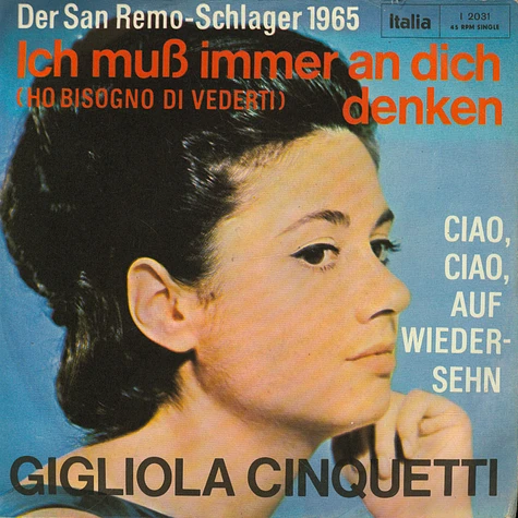 Gigliola Cinquetti - Ich Muß Immer An Dich Denken (Ho Bisogno Di Vederti)