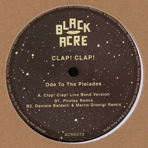 Clap! Clap! - Ode To The Pleiades