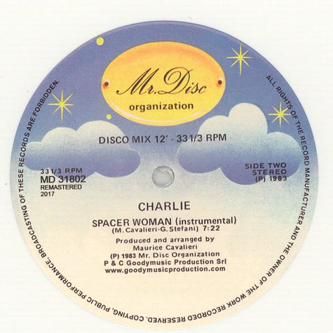 Charlie - Spacer Woman White Vinyl Edition