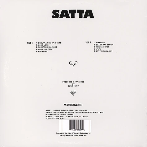 The Abyssinians - Satta Red Vinyl Edition