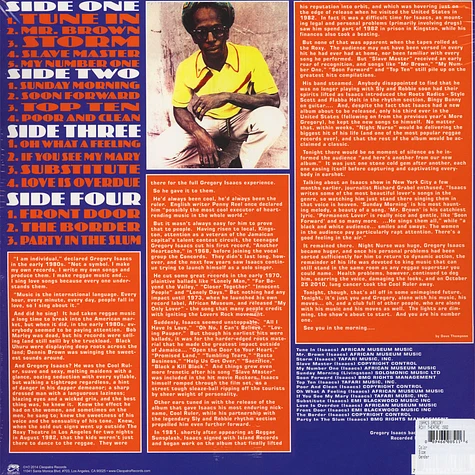 Gregory Isaacs - Roxy Theatre 1982