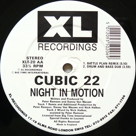 Cubic 22 - Night In Motion