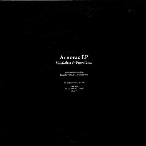 Ricardo Villalobos & Einzelkind - Arnorac EP