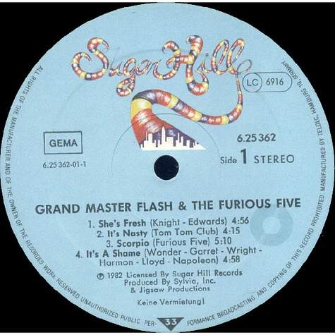 Grandmaster Flash & The Furious Five - The Message