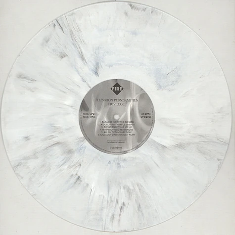 Television Personalities - Privilege Marble Vinyl Edition
